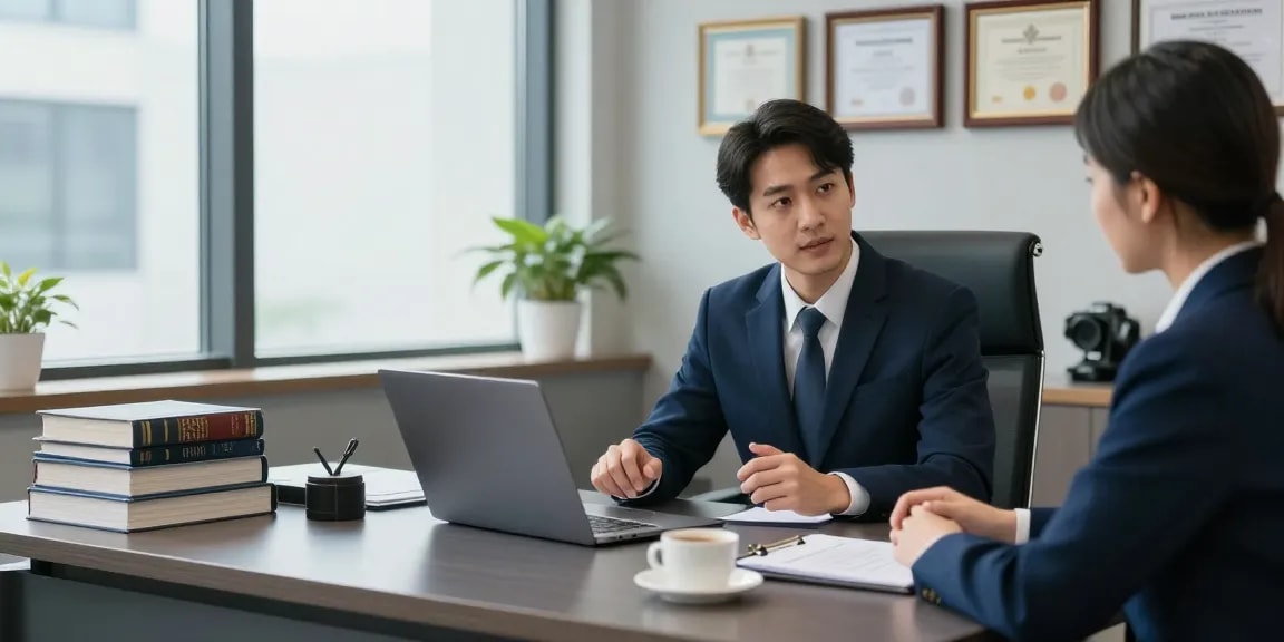 This professional legal consultation at J.K. Chaudhary & Associates illustrates how this law firm empowers clients through dedicated legal support.