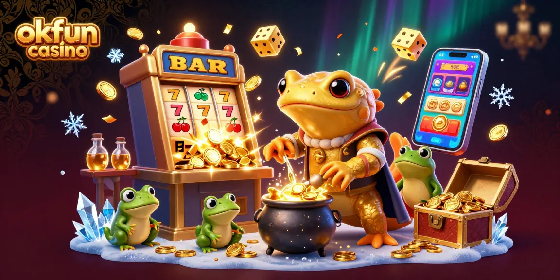 Engage at okfun casino with a dynamic scene of alchemical wonders and casino thrills.