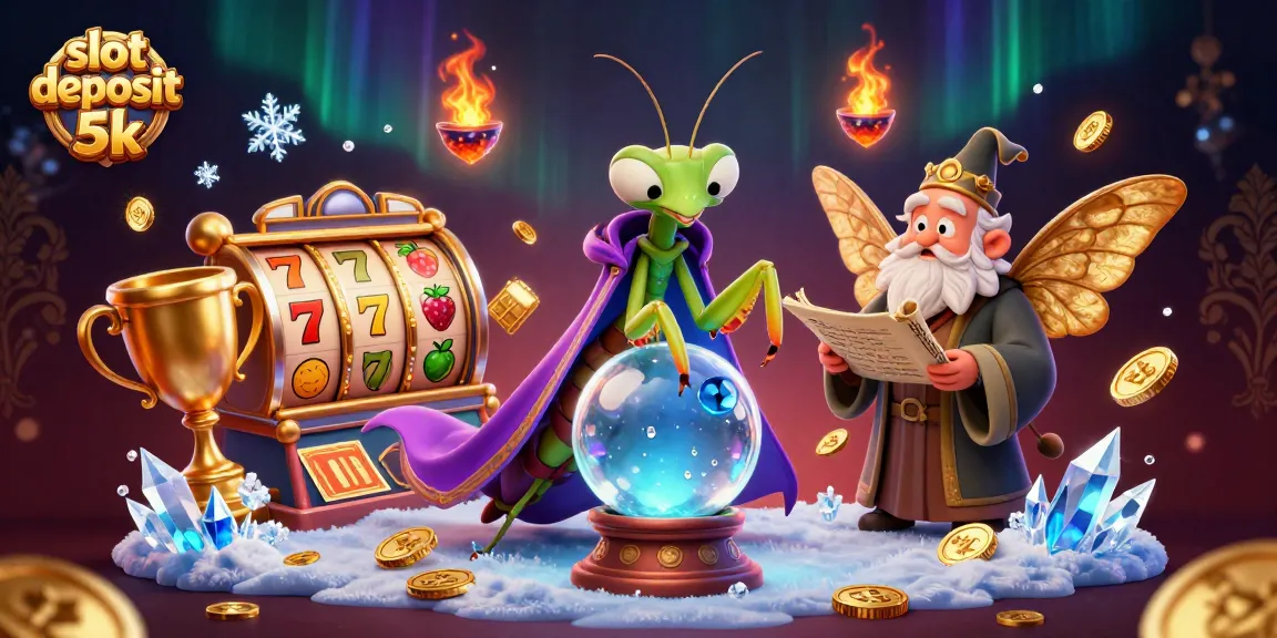 Experience thrilling slot deposit 5k adventures with vibrant 3D casino elements!