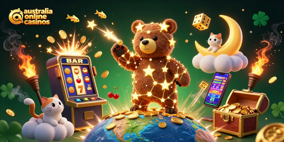 Experience excitement at australia online casinos with vibrant characters and stunning game elements.