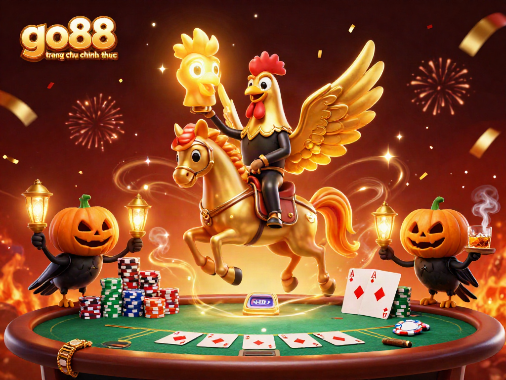 Experience thrilling gameplay with go88 trang chu chinh thuc as golden characters light up the casino scene.