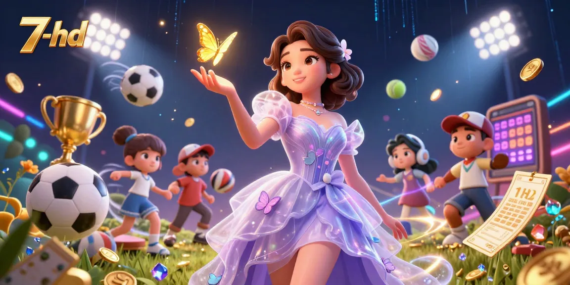 Engage with dynamic sports betting on 7-hd, featuring vibrant characters, dazzling trophies, and thrilling action.