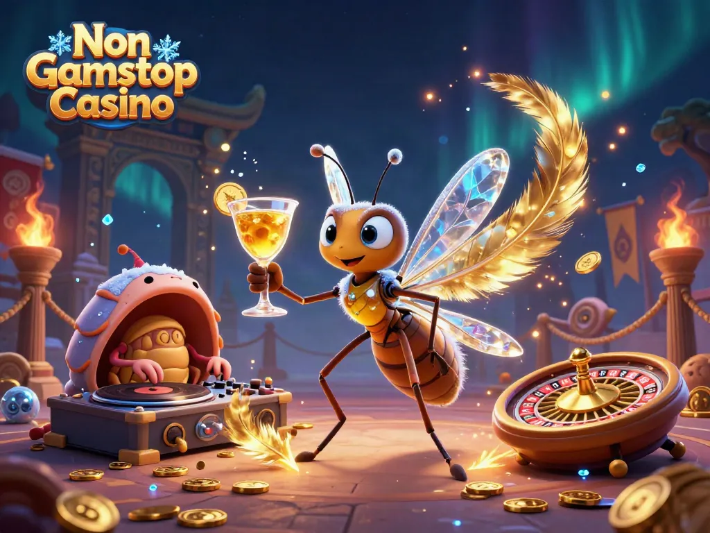 Experience thrilling gameplay at Non Gamstop Casino, with vibrant 3D characters and elaborate gaming elements.