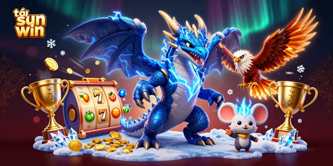 Spin to win big with tải sun win, showcasing thrilling slots action and dynamic casino elements.