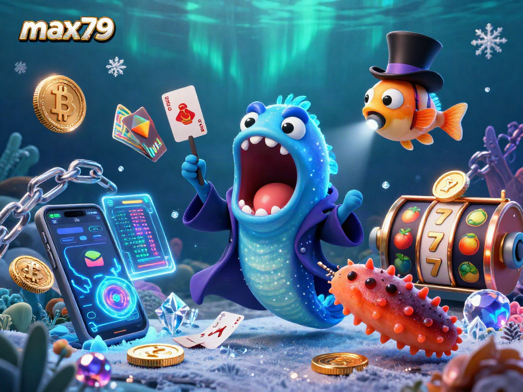 Engage with exciting max79 casino action featuring magical sea creatures and crypto elements.